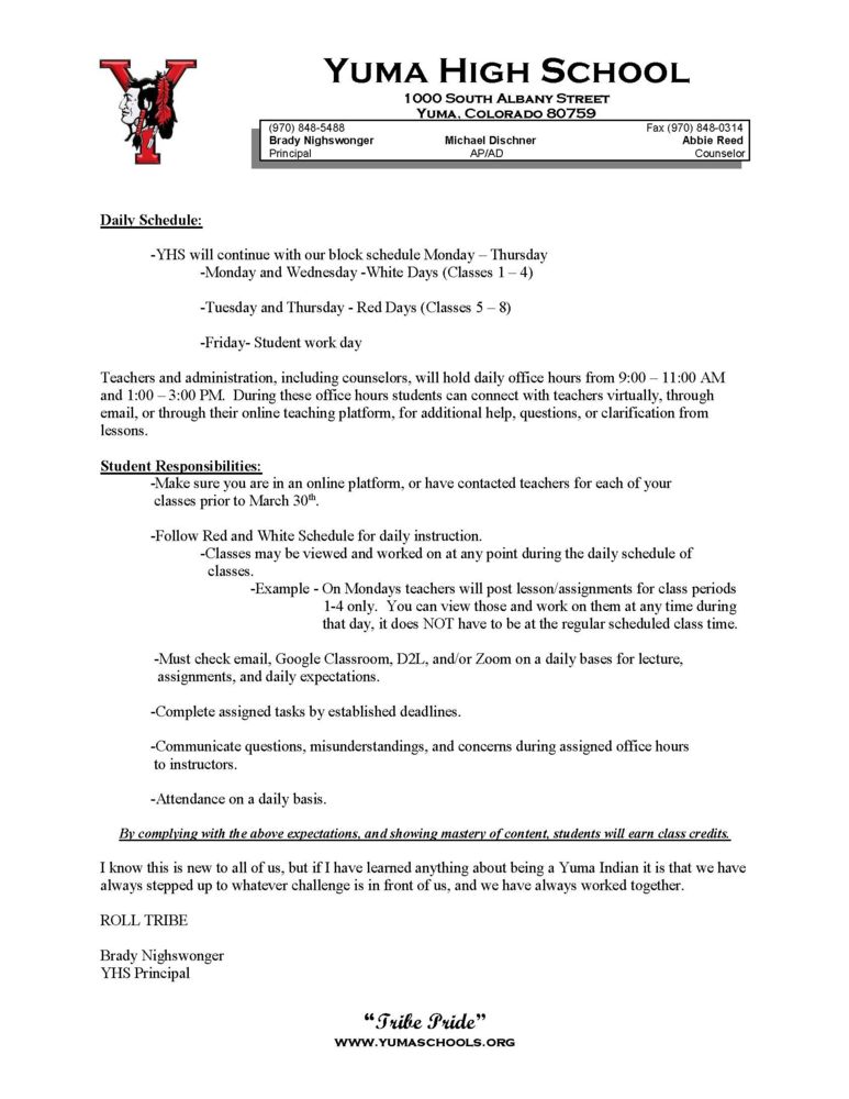 YHS Update Page 2  3 24 2020